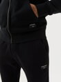 MIKINA BJÖRN BORG | ZIP HOOD CENTRE | BLACK BEAUTY