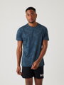 TRIČKO BJÖRN BORG | PERFORMANCE T-SHIRT | CAMO NAVY BLUE
