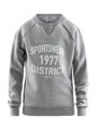 Mikina CRAFT District Crewneck - šedá