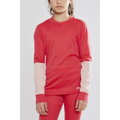 Set CRAFT Baselayer JR - červená s růžovou