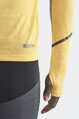 Tričko CRAFT SubZ Wool LS - žlutá