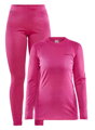 Set CRAFT CORE Warm Baselayer - růžová