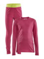 Set CRAFT CORE Warm Baselayer - růžová