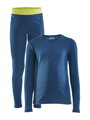 Set CRAFT CORE Warm Baselayer - tmavě modrá