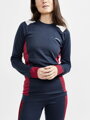 Set CRAFT CORE Dry Baselayer - tm. modrá s růžovou