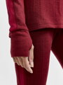 Tričko CRAFT ADV Nordic Wool H - červená