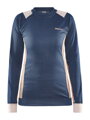 Set CRAFT CORE Dry Baselayer - tmavě modrá s růžovou