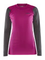 Set CRAFT CORE Warm Baselayer - růžová s vínovou