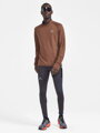 Tričko CRAFT ADV SubZ Wool LS - hnědá