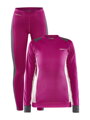 Set CRAFT CORE Dry Baselayer - růžová
