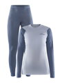 Set CRAFT CORE Warm Baselayer - světle modrá s tmavou