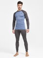 Set CRAFT CORE Warm Baselayer - tmavě modrá s hnědou