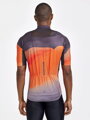 Cyklodres CRAFT ADV Endur Grap - oranžová se vzorem