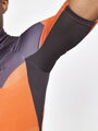 Cyklodres CRAFT ADV Endur Grap - oranžová se vzorem