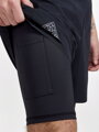 Šortky CRAFT PRO Trail 2in1 - černá