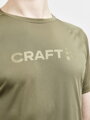 Tričko CRAFT CORE Essence Logo - tmavě zelená
