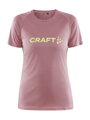 Tričko CRAFT CORE Essence Logo - růžová