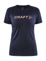 Tričko CRAFT CORE Essence Logo - tmavě modrá