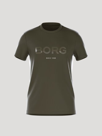 TRIČKO BJÖRN BORG | BB LOGO T-SHIRT | KHAKI