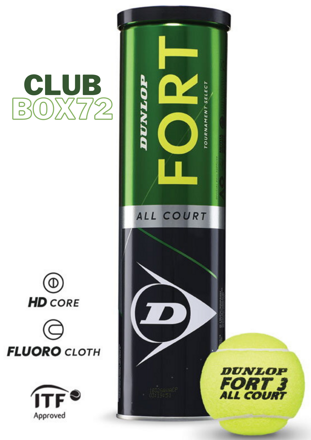 Tenisové loptičky DUNLOP FORT ALL COURT | Tournament Select