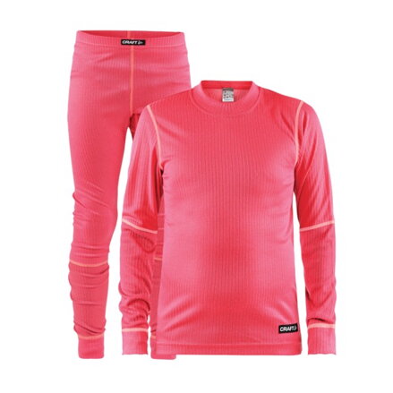 Set CRAFT Baselayer JR - růžová
