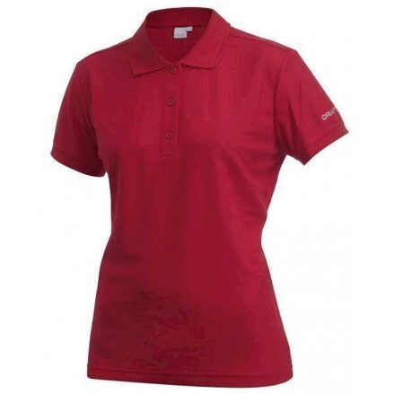 Tričko CRAFT Classic Polo Piqu - červená