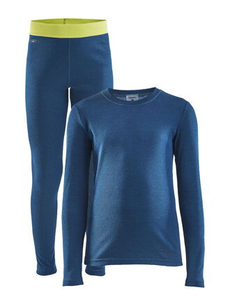 Set CRAFT CORE Warm Baselayer - tmavě modrá