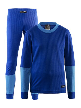 Set CRAFT Baselayer JR - modrá
