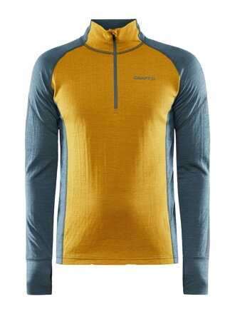 Tričko CRAFT ADV Nordic Wool H - žlutá