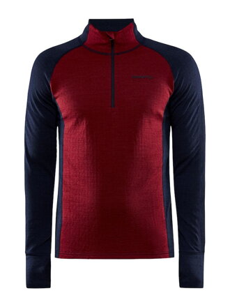 Tričko CRAFT ADV Nordic Wool H - modrá