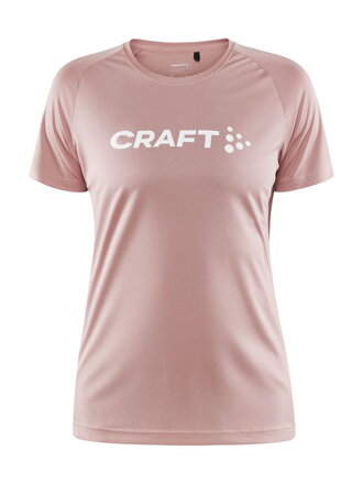 Tričko CRAFT CORE Essence Logo - růžová