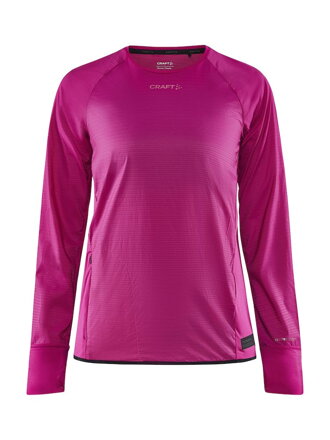 Triko CRAFT PRO Hypervent LS W - růžová