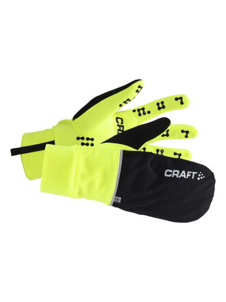 Rukavice CRAFT ADV Hybrid Weat - žlutá