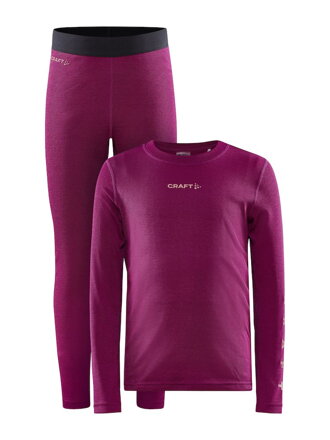 Set CRAFT CORE Warm Baselayer - růžová
