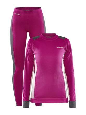 Set CRAFT CORE Dry Baselayer - růžová
