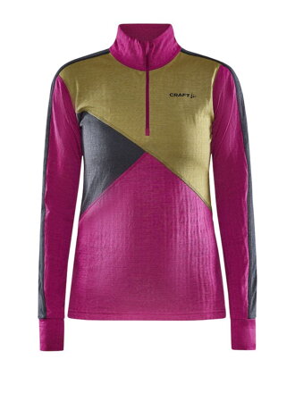 Tričko CRAFT ADV Nordic Wool H - růžová