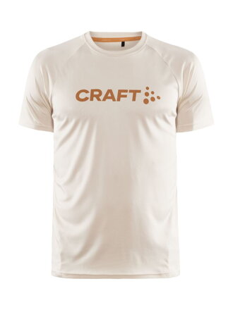 Tričko CRAFT CORE Essence Logo - hnědá