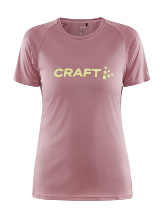Tričko CRAFT CORE Essence Logo - růžová