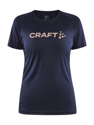Tričko CRAFT CORE Essence Logo - tmavě modrá