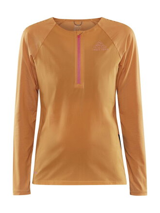 Triko CRAFT PRO Trail Wind LS - oranžová