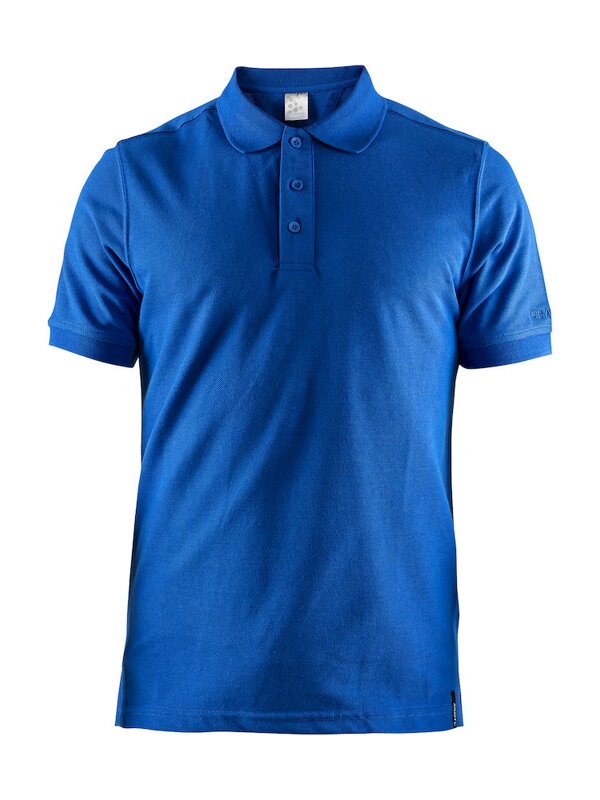 Tričko CRAFT Casual Polo Pique - modrá Tričko CRAFT Casual Polo Pique - modrá