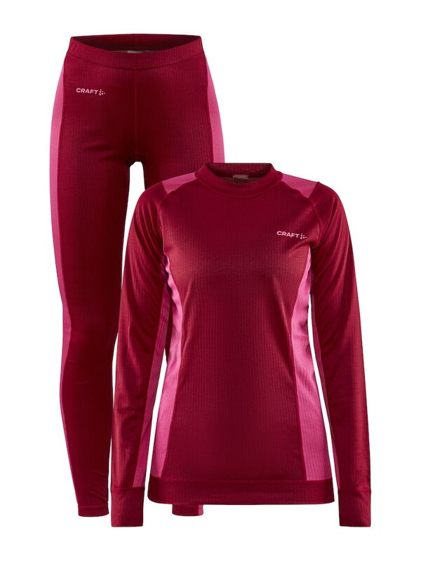 Set CRAFT CORE Dry Baselayer - růžová Set CRAFT CORE Dry Baselayer - růžová
