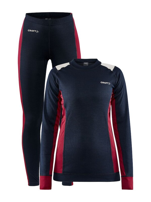 Set CRAFT CORE Dry Baselayer - tm. modrá s růžovou Set CRAFT CORE Dry Baselayer - tm. modrá s růžovou