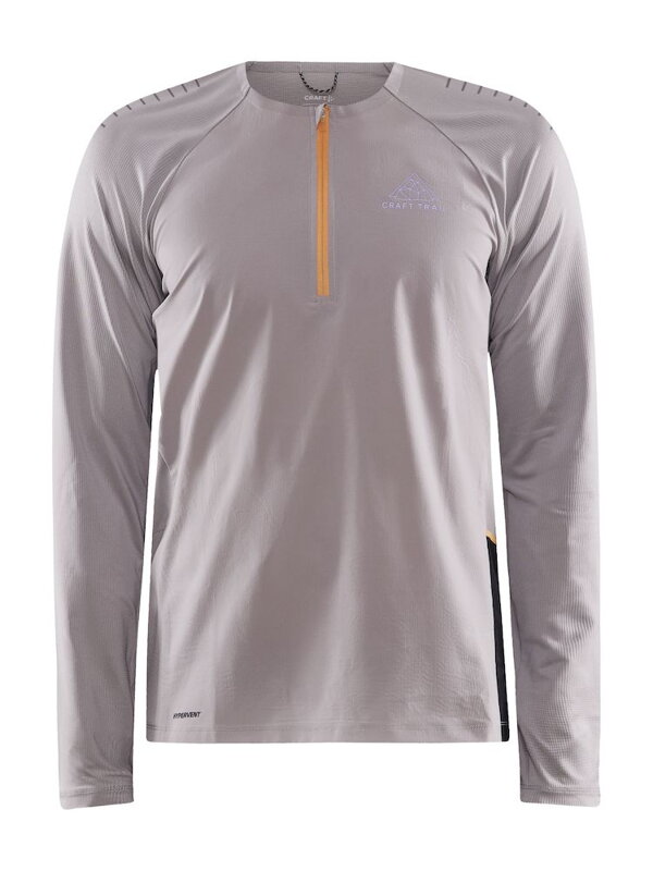 Triko CRAFT PRO Trail Wind LS - šedá Triko CRAFT PRO Trail Wind LS - šedá