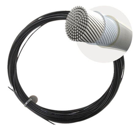 Squash struny DUINLOP STRUNY squash - SILK 18G/1,18 mm (délka 10 m)