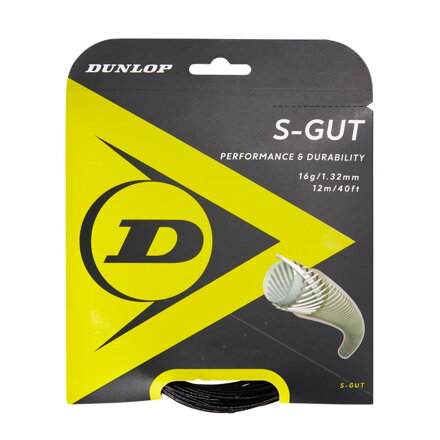 Tenis struny DUNLOP S-GUT 16G 1,30 mm (délka 12 m)