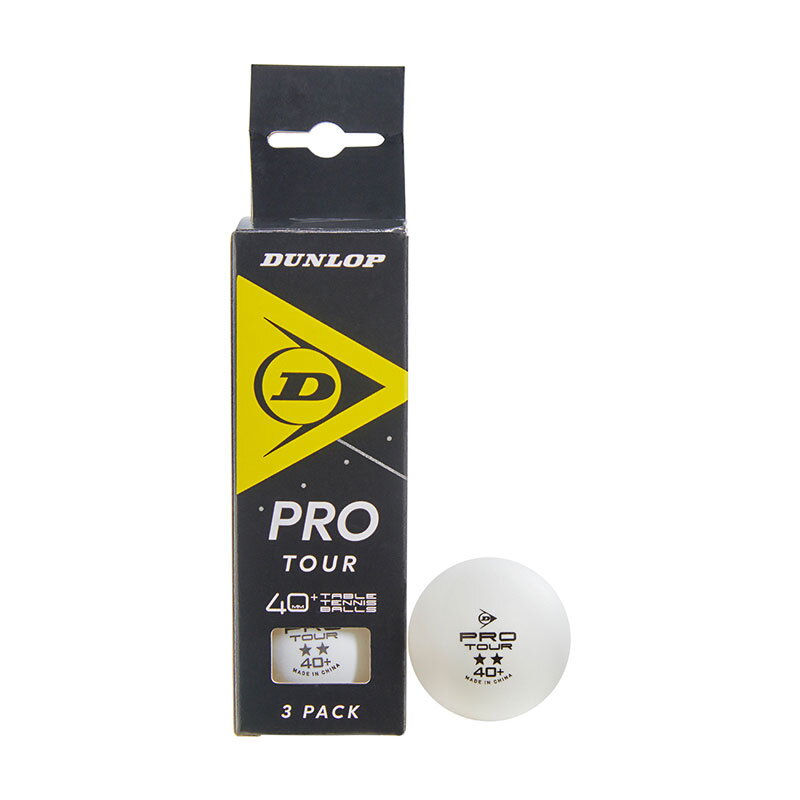 DUNLOP Pro Tour 40+** (3 ks) bílý DUNLOP Pro Tour 40+** (3 ks) bílý